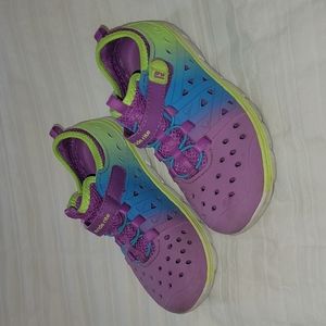 Stride Rite Phibian Magenta sneaker sandals